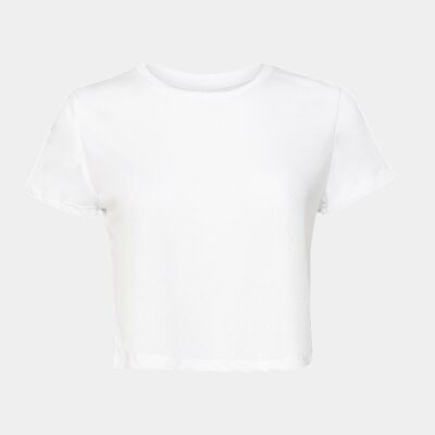 Ladies' Flowy Cropped T-Shirt Thumbnail