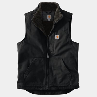 Sherpa Lined Mock Neck Vest Thumbnail