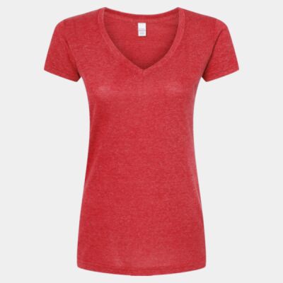 Women's Poly-Rich V-Neck T-Shirt Thumbnail