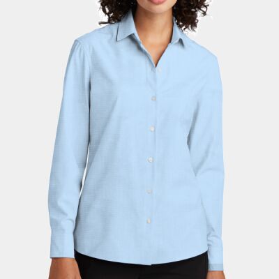 Women's Long Sleeve Stretch Woven Shirt Thumbnail