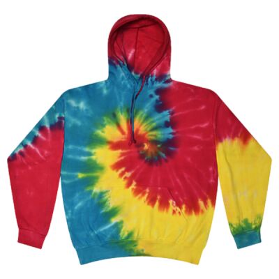 Unisex Tie-Dyed Hooded Sweatshirt Thumbnail