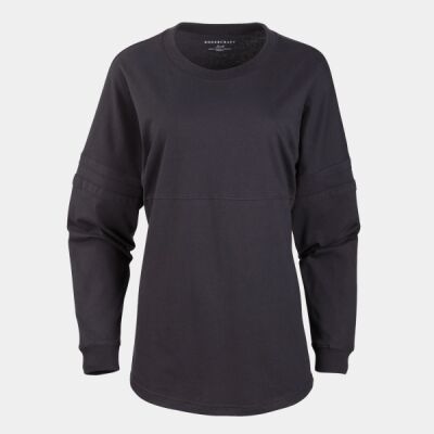 Women's Pom Pom Long Sleeve Jersey T-Shirt Thumbnail