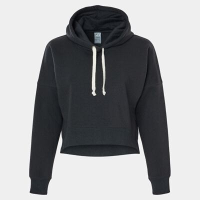Women's Crop Hooded Sweatshirt Thumbnail