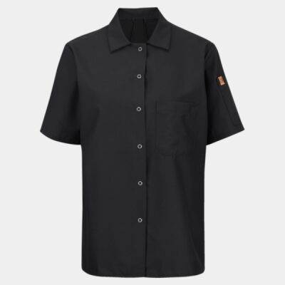 Women's Mimix™ Short Sleeve Cook Shirt with OilBlok Thumbnail