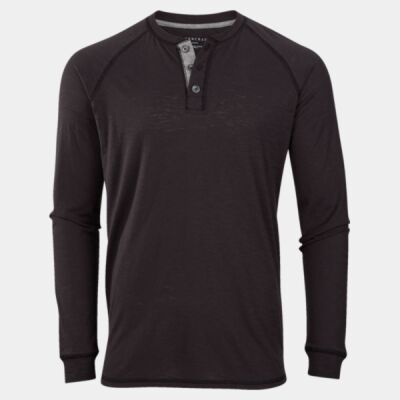 Unisex Henley Long Sleeve T-Shirt Thumbnail