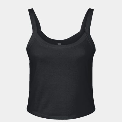 Women's Micro Rib Spaghetti Strap Tank Thumbnail