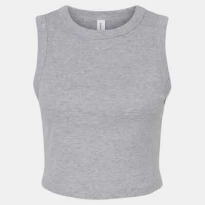 Women's Micro Rib Muscle Crop Tank Thumbnail