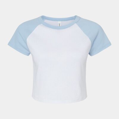 Ladies' Micro Ribbed Raglan Baby T-Shirt Thumbnail
