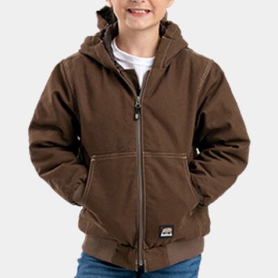 Youth Highland Softstone Duck Hooded Jacket Thumbnail
