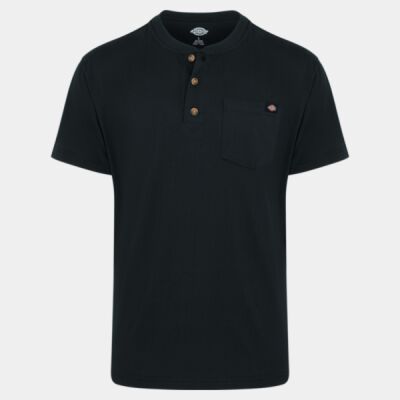 Men's Tall Heavyweight Traditional Short Sleeve Henley Thumbnail