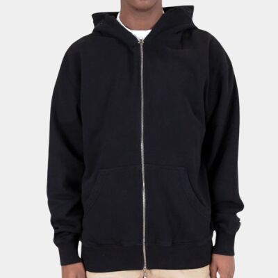 Men's Garment Dye Double-Zip Hooded Sweatshirt Thumbnail