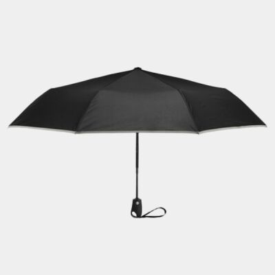 Auto-Open Umbrella With Reflective Trim Thumbnail