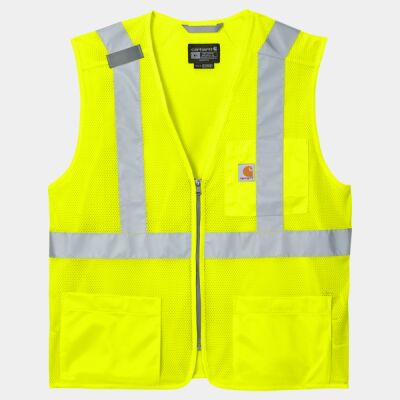 Ansi Class 2 Mesh Zip Front Vest Thumbnail