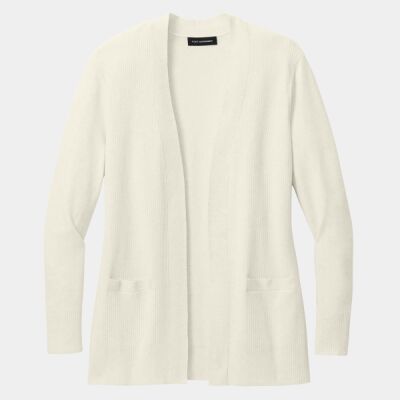 Women's Easy Care Open Front Cardigan Sweater Thumbnail