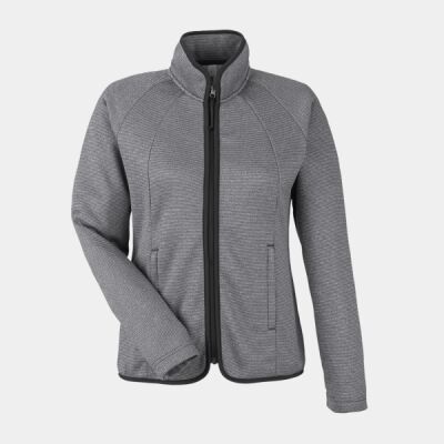 Ladies' Venture Heathered Stripe Full-Zip Thumbnail