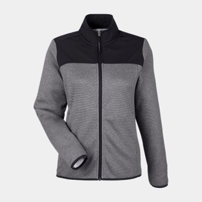 Ladies' Venture Heathered Stripe Hybrid Jacket Thumbnail