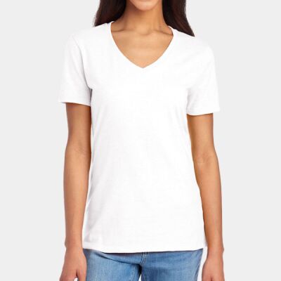 Ladies' Premium Blend V-Neck T-Shirt Thumbnail