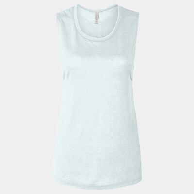 Ladies' Flowy Scoop Muscle Tank Thumbnail