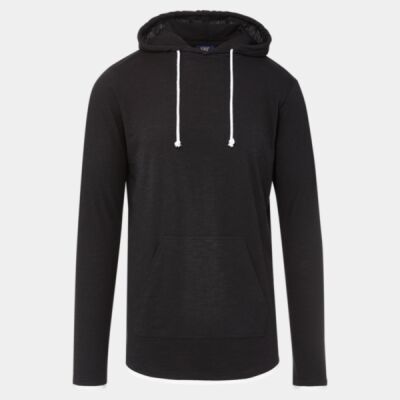 Unisex Miles Slub Hooded Long Sleeve T-Shirt Thumbnail