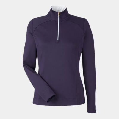 Ladies' Wells Quarter-Zip Tech Pullover Thumbnail