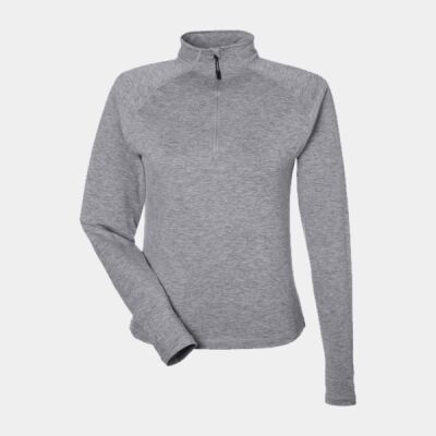 Ladies' Marbled Jersey Fairway Quarter-Zip Thumbnail