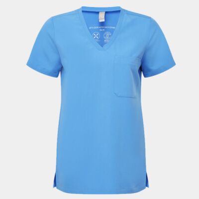 Ladies' Limitless V-Neck Stretch Scrub Top Thumbnail