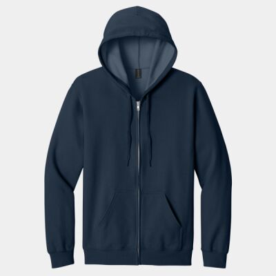 Softstyle ® Midweight Fleece Full Zip Hooded Sweatshirt Thumbnail