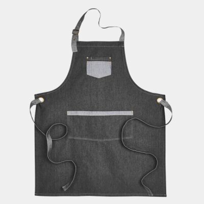 Domain Contrast Denim Bib Apron Thumbnail