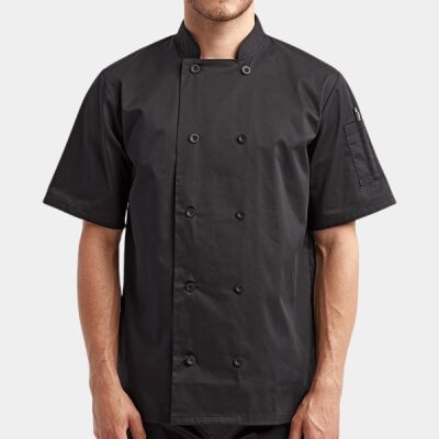 Unisex Short Sleeve Recycled Chef Coat Thumbnail