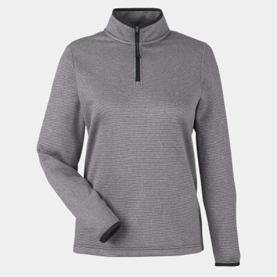 Women's Venture Heathered Stripe Quarter-Zip Pullover Thumbnail