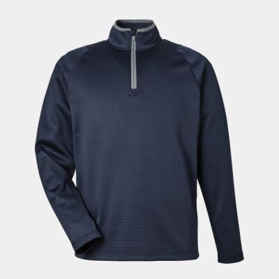 Men's Waffle Fleece Quarter-Zip Pullover Thumbnail