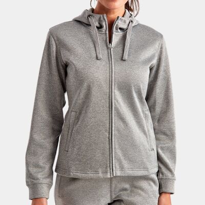 Women's Spun Dyed Full-Zip Hooded Sweatshirt Thumbnail