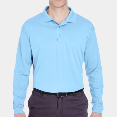 Men's Cool & Dry Sport Long Sleeve Polo Thumbnail