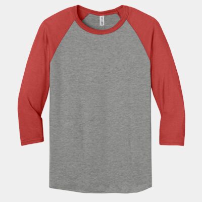 Unisex Premium Blend Combed Ring Spun 3/4 Sleeve Raglan Thumbnail