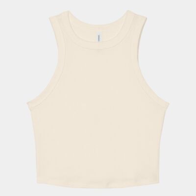 Women's Micro Rib Racer Tank Thumbnail