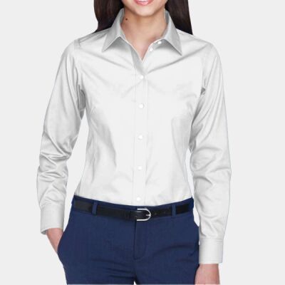 Women's Crown Collection® Oxford Woven Dress Shirt Thumbnail