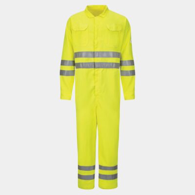 Men's Hi-Vis Deluxe Coverall with Reflective Trim - CoolTouch® 2 - 7 oz. Thumbnail