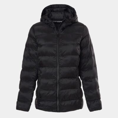 Women's Lightweight Poly-filled Hooded Puffer Jacket Thumbnail