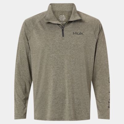 Men's Airweight Heather Quarter-Zip Pullover Thumbnail