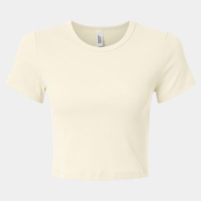 Women's Baby Rib Cropped Tee Thumbnail