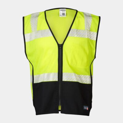 Unisex Premium Black Series® FR Black Bottom Mesh Vest Thumbnail