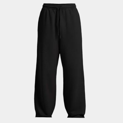 Unisex Garment-Dyed Pleated Fleece Pants Thumbnail
