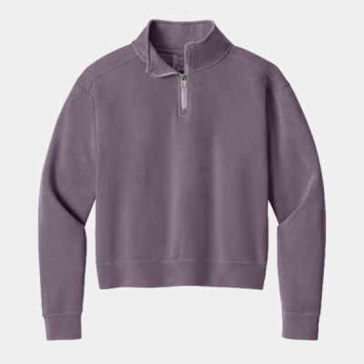 Women's Mid Length 1/4 Zip Sweatshirt Thumbnail