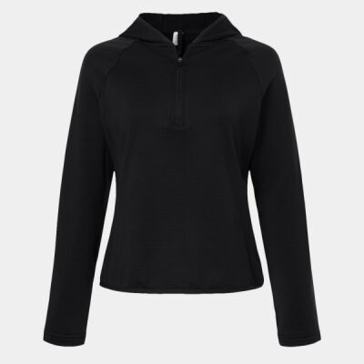 Women's Qualify Quarter-Zip Hooded Pullover Thumbnail