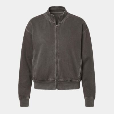 Women's Garment-Dyed Full-Zip Jacket Thumbnail
