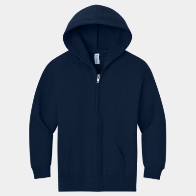 Youth NuBlend ® Full Zip Hooded Sweatshirt Thumbnail