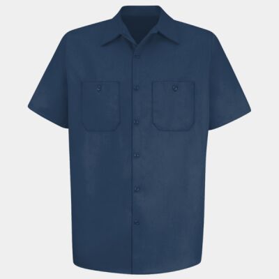 Men's Cotton Short Sleeve Uniform Shirt Thumbnail