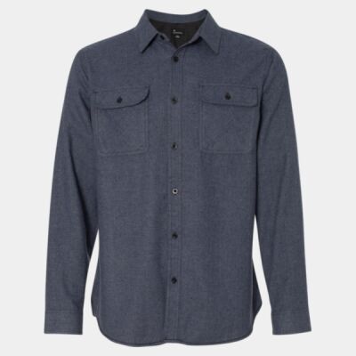 Men's Solid Flannel Shirt Thumbnail
