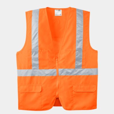Ansi 107 Class 2 Mesh Back Safety Vest Thumbnail