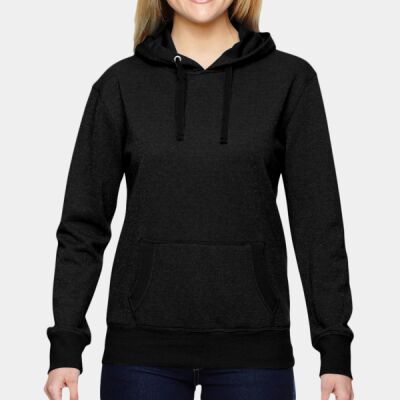 Ladies' Glitter French Terry Hooded Sweatshirt Thumbnail